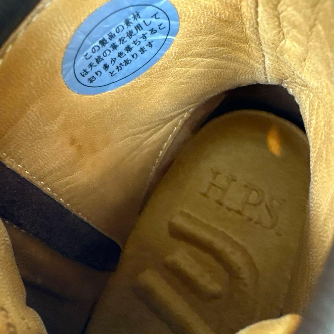 HPS、ショートブーツ、本革、サイドジップ、外反母趾、健康靴