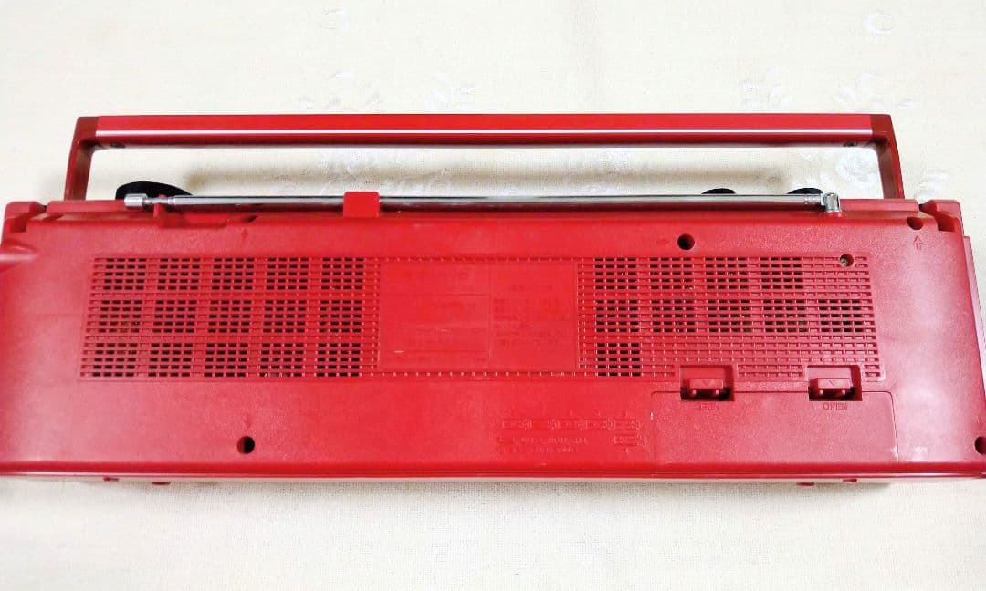 SANYO ラジカセ MR-U4SA レッド サンヨー