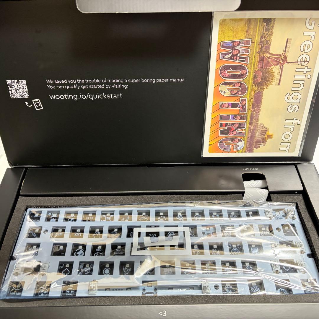 Wooting 60HE+ Module + Optimum case +その他