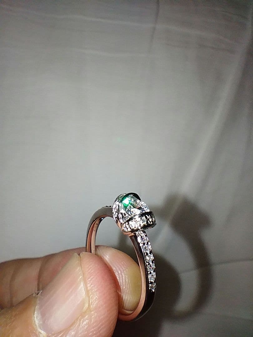 リボン　SILVERリング