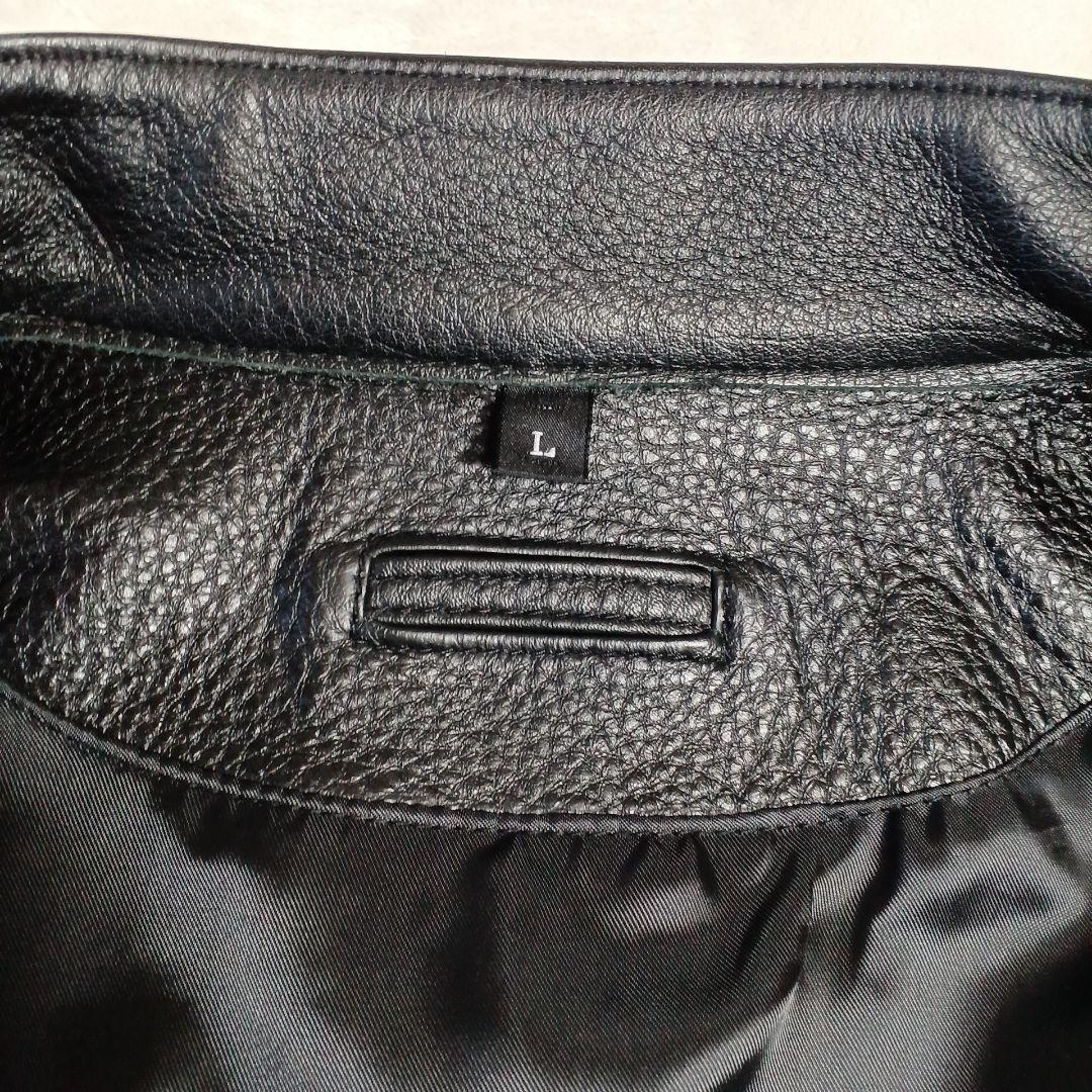 k*様 美品 Wilsons NASCARレーシング、ライダースジャケット　黒