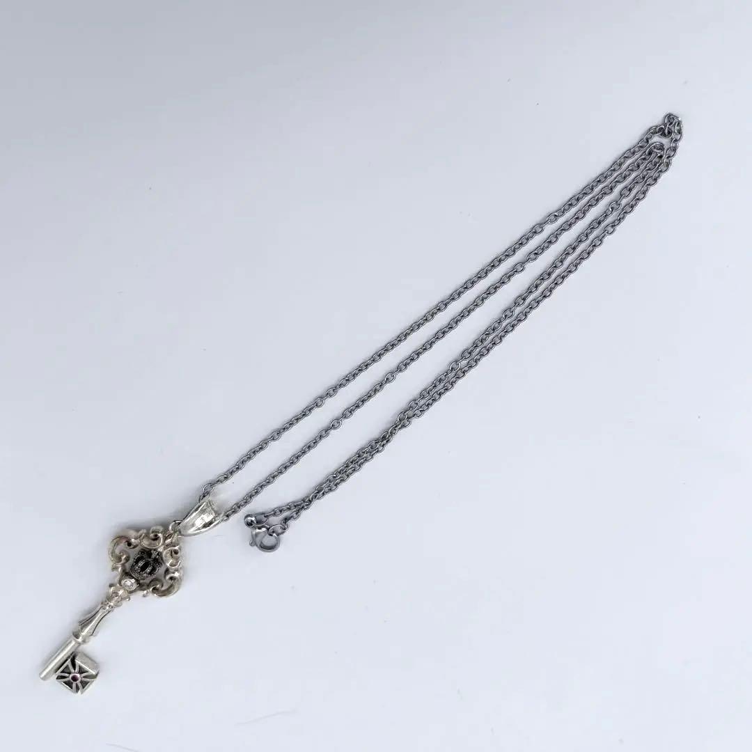 ジャスティンデイビス ネックレス 鍵 クリエーションキー クラウン 王冠 925