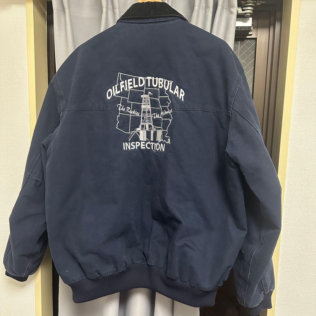 Carhartt サンタフェジャケット企業ロゴ