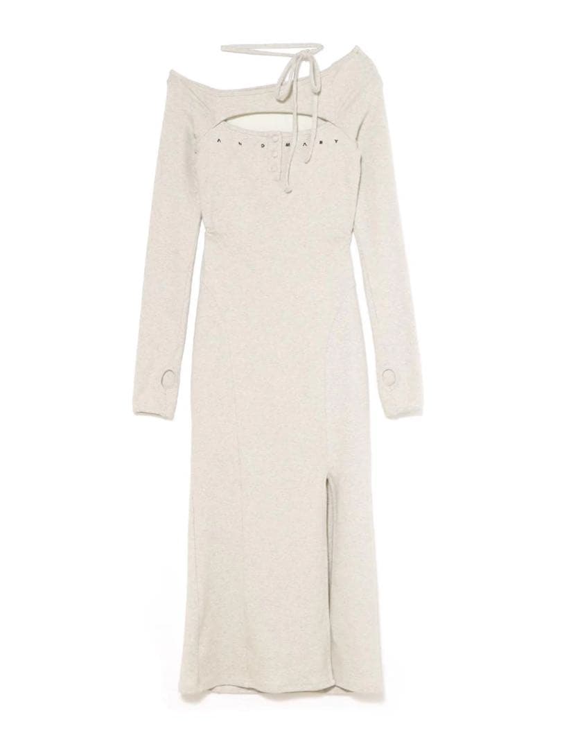 ワンピース andmary Laia oneshoulder dress / gray