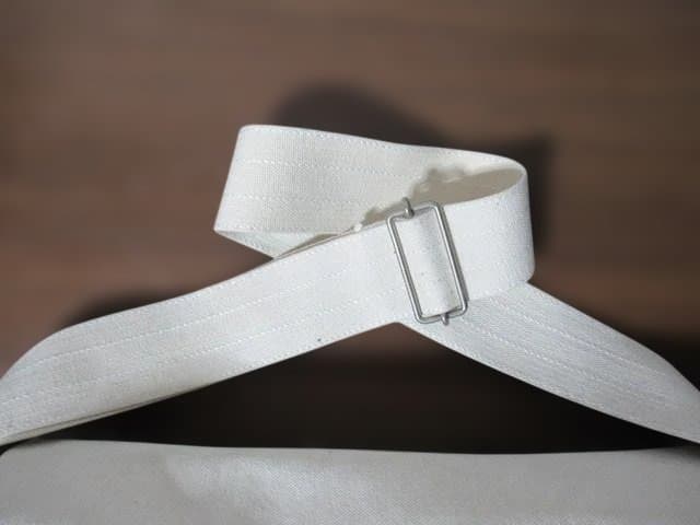 【昭和レトロ】肩掛け学生カバン（帆布製のショルダーバッグ）