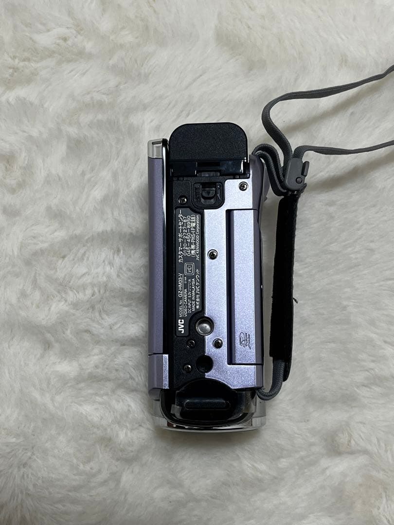 美品　JVC Everio GZ-HM33 パープル ビデオカメラ
