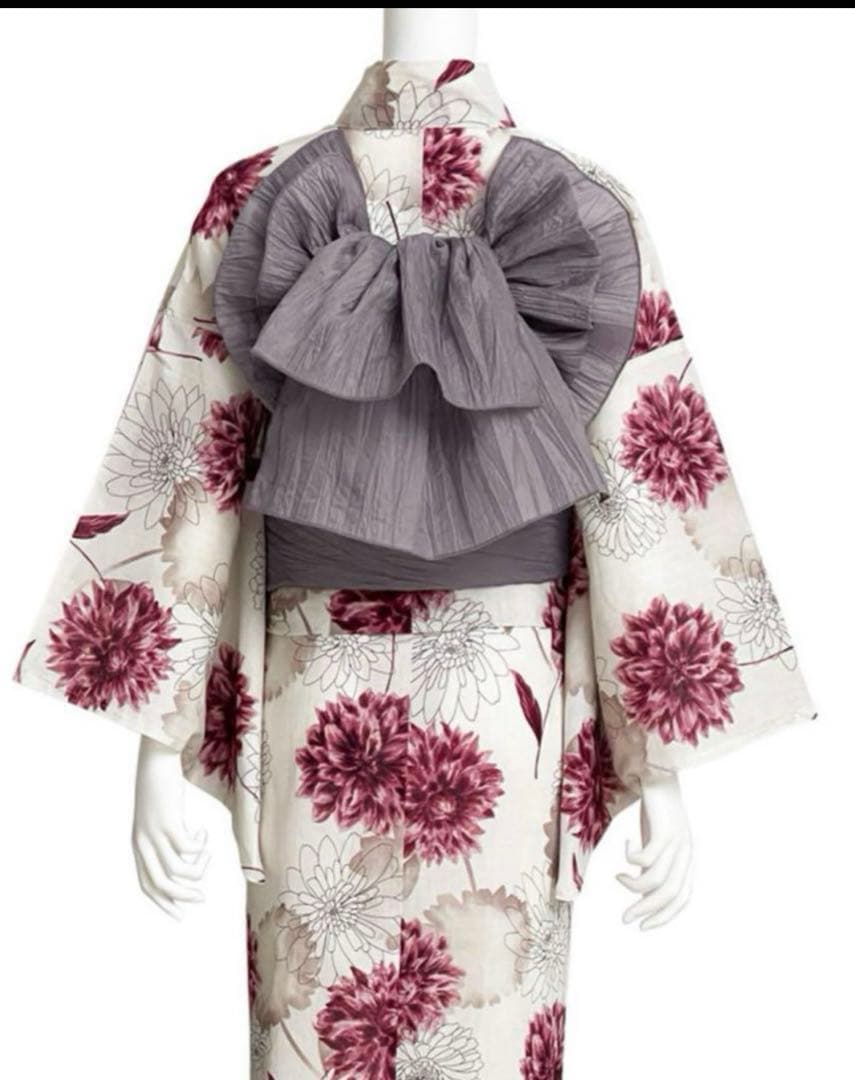 さい GRL 浴衣　tu1496 ダリア柄　新品