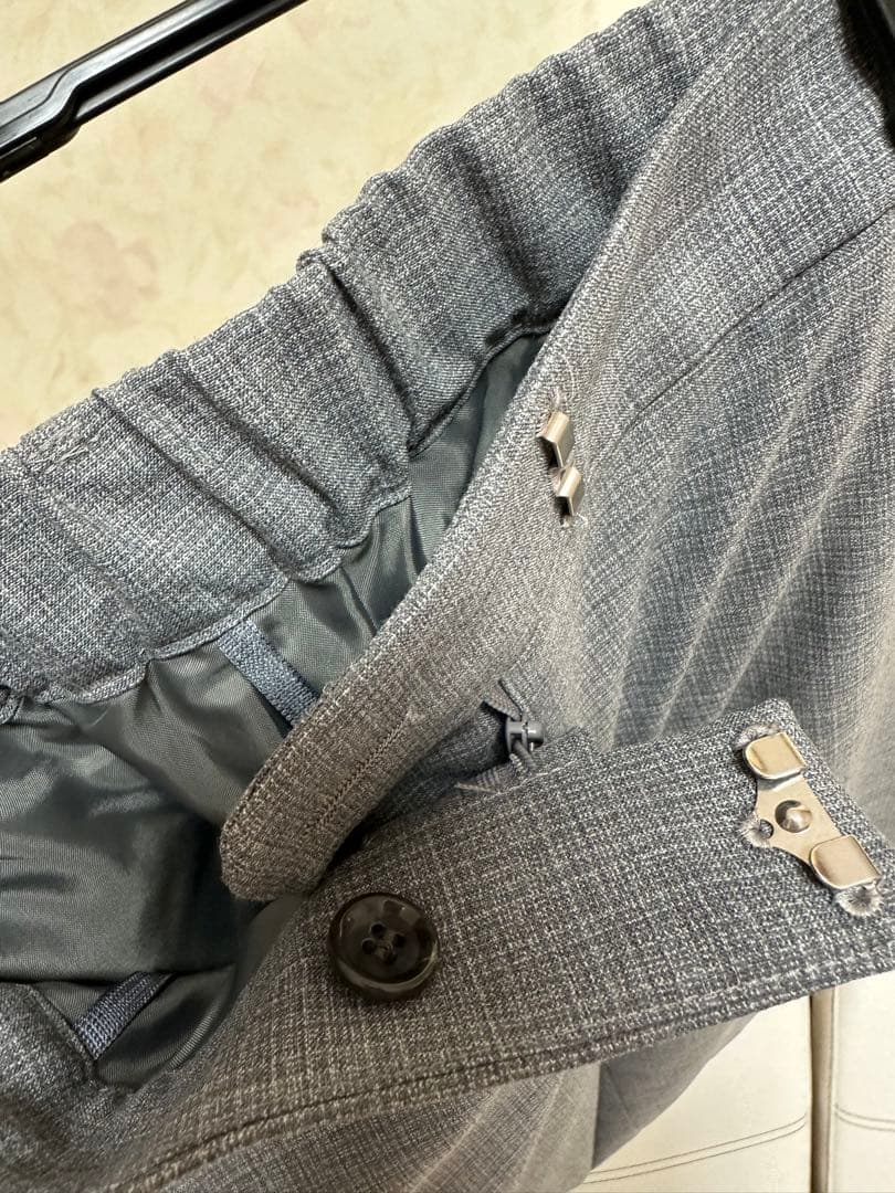 美品　春夏用　スーツセレクト　11号　グレースーツ3点セット