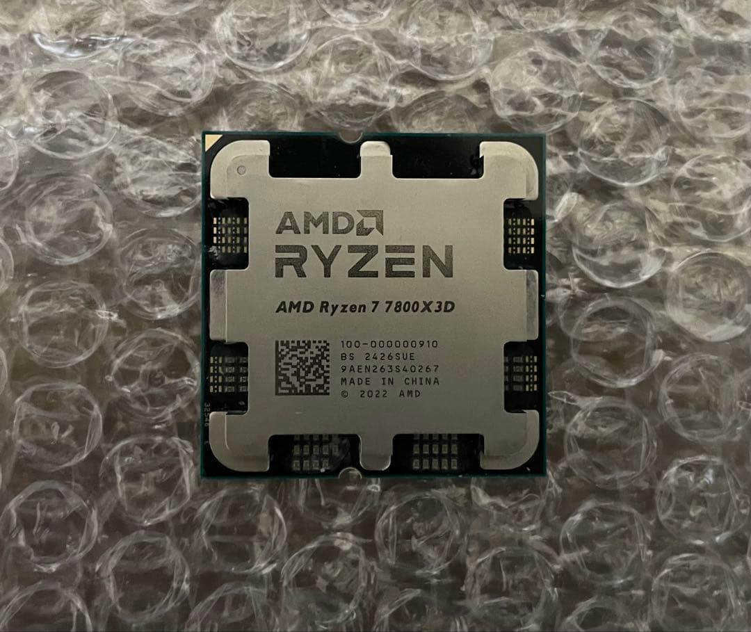 AMD Ryzen 7 7800X3D AM5 CPU 【ジャンク】