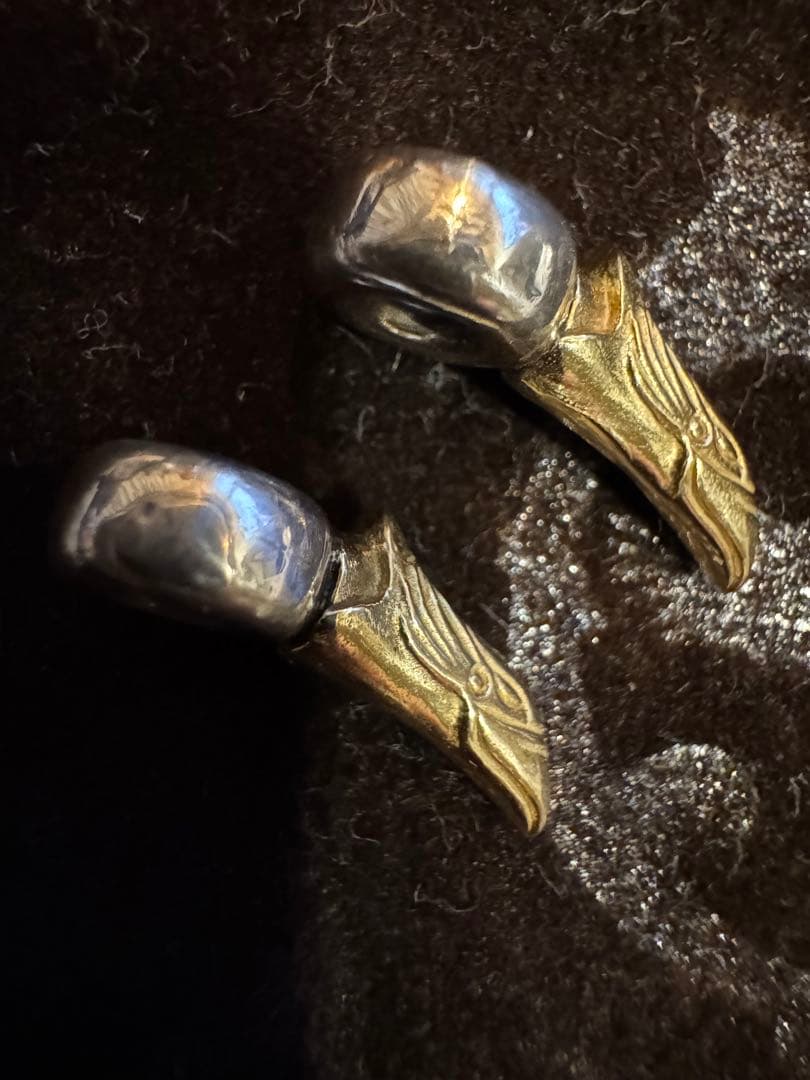 TADY&KING K18 イーグルヘッドビーズ 2個セット