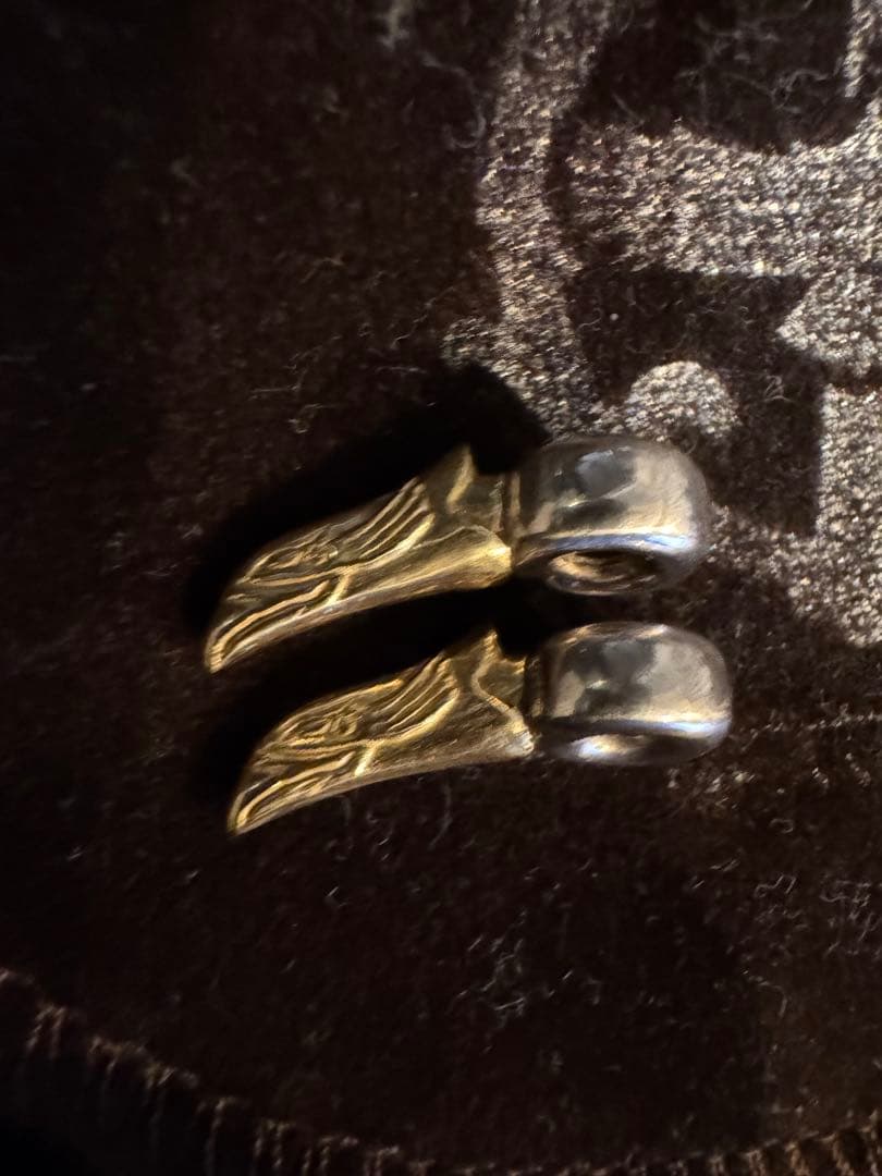 TADY&KING K18 イーグルヘッドビーズ 2個セット