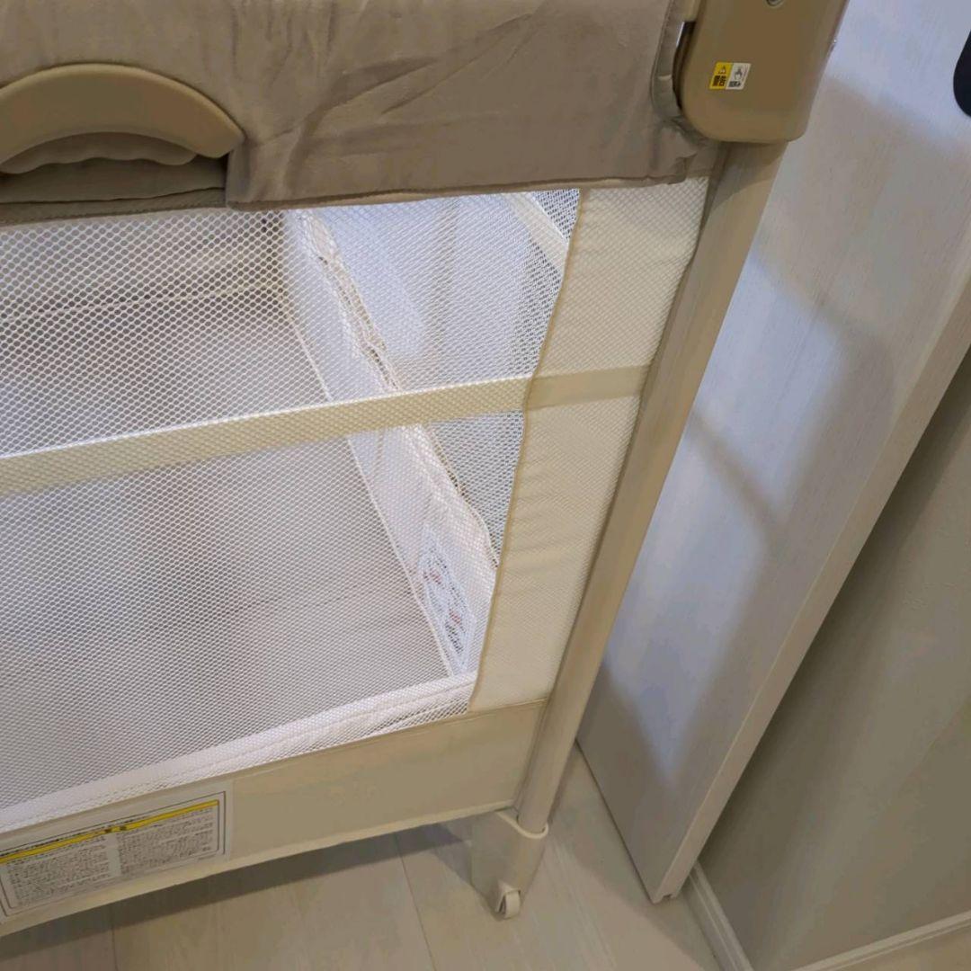 【未使用級】アップリカココネルエアープラスAB　ホワイトベージュ 最上級モデル