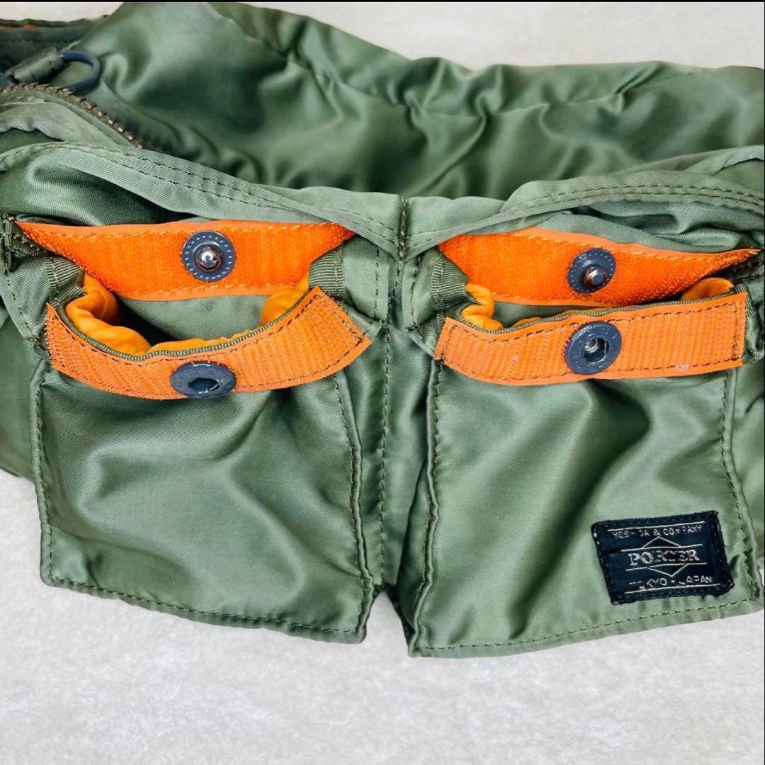 ポーター タンカー 2wayウエストバッグ ショルダー セージグリーン