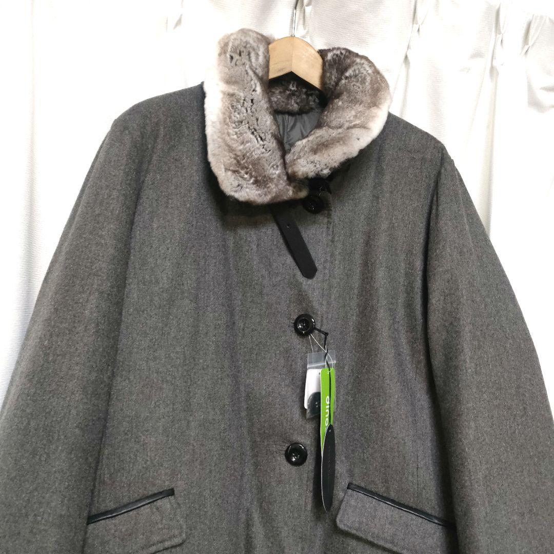 【未使用品】DAMA Collection ダウンコート オリラグ ファー付き