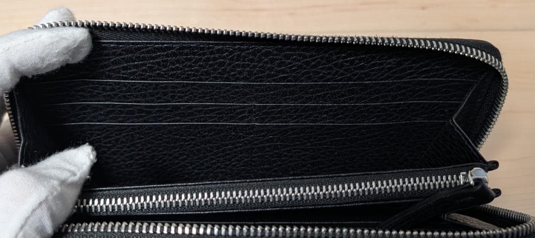 美品 Maison Margiela 4ステッチ グレインレザー 長財布