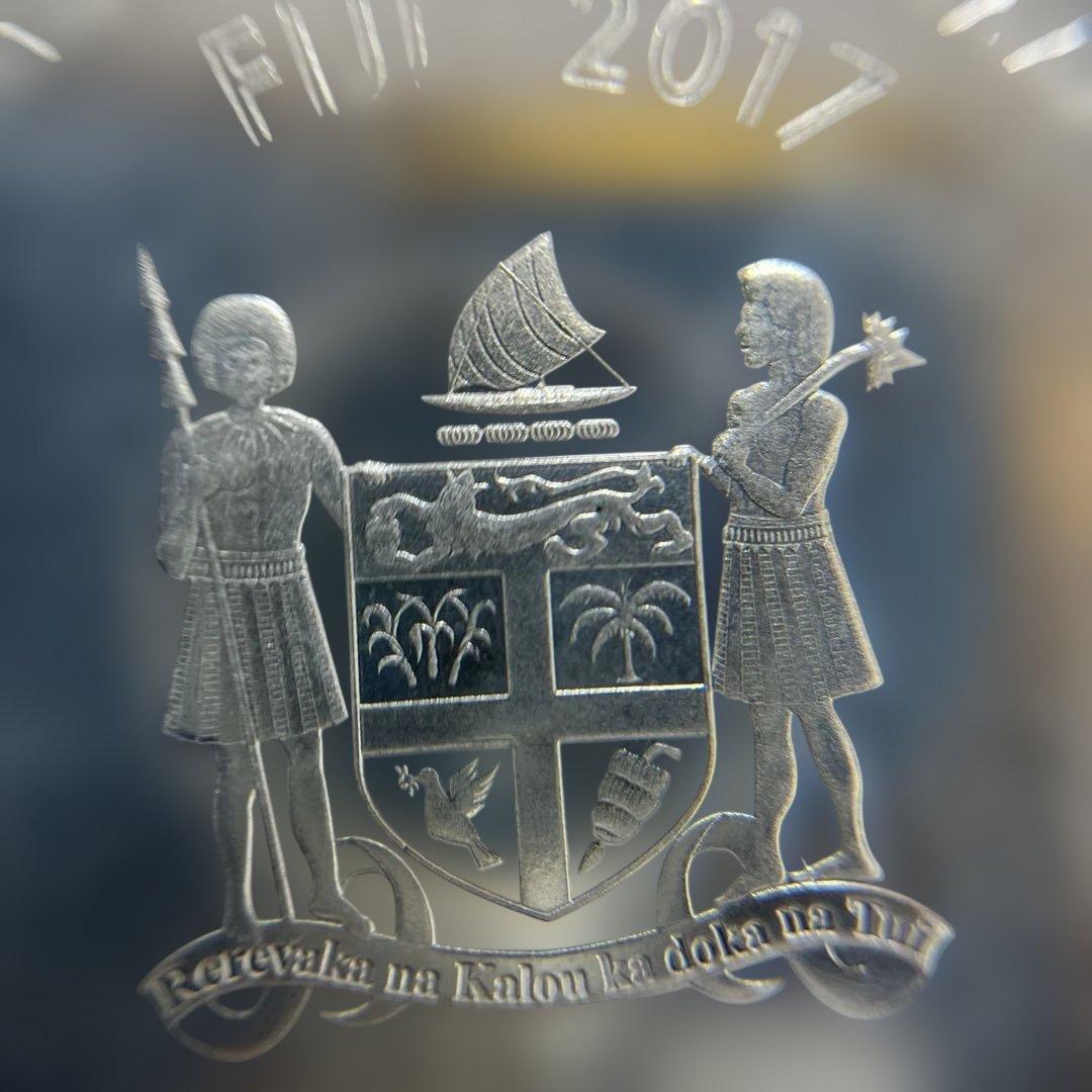 【純銀】HOKUSAI “THE GREAT WAVE” フィジー　銀貨1ドル