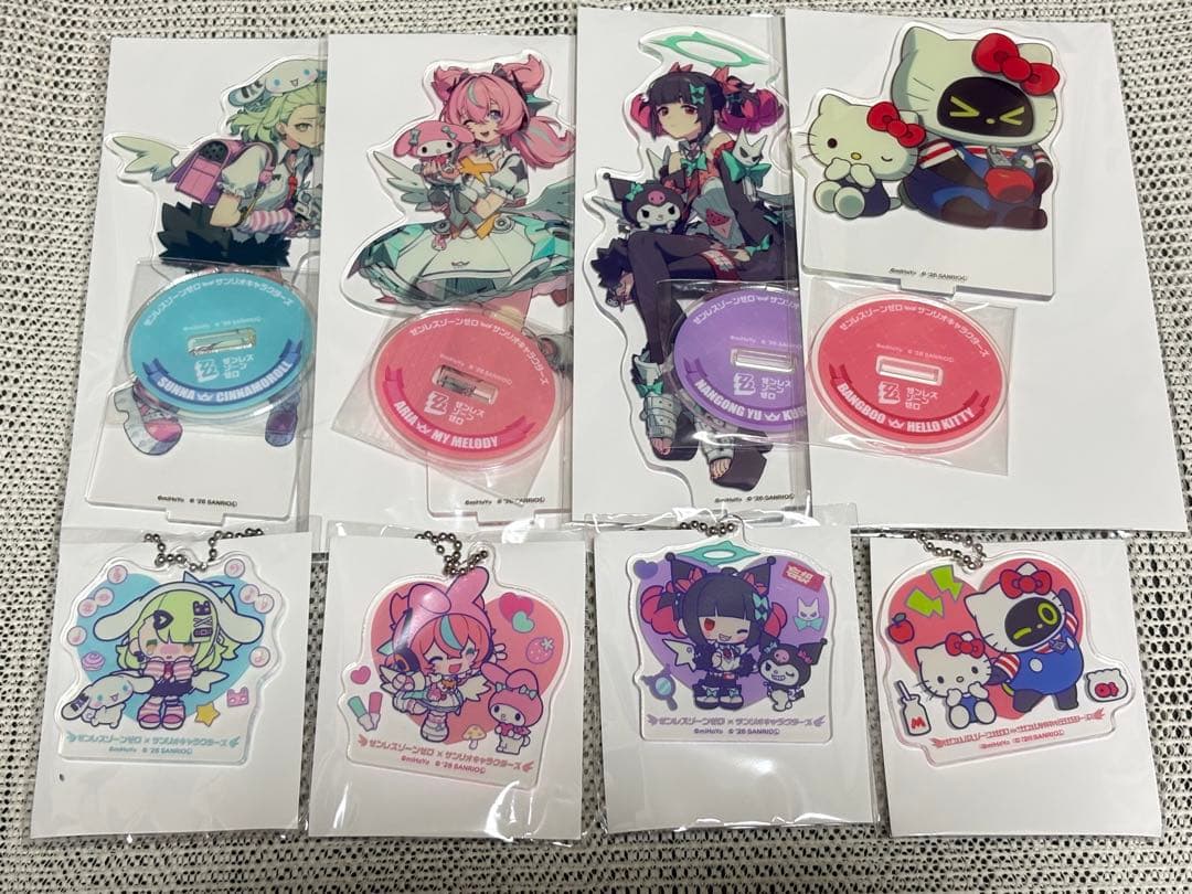 ゼンレスゾーンゼロ×サンリオキャラクターズ アクリルスタンド 全4種 gigo