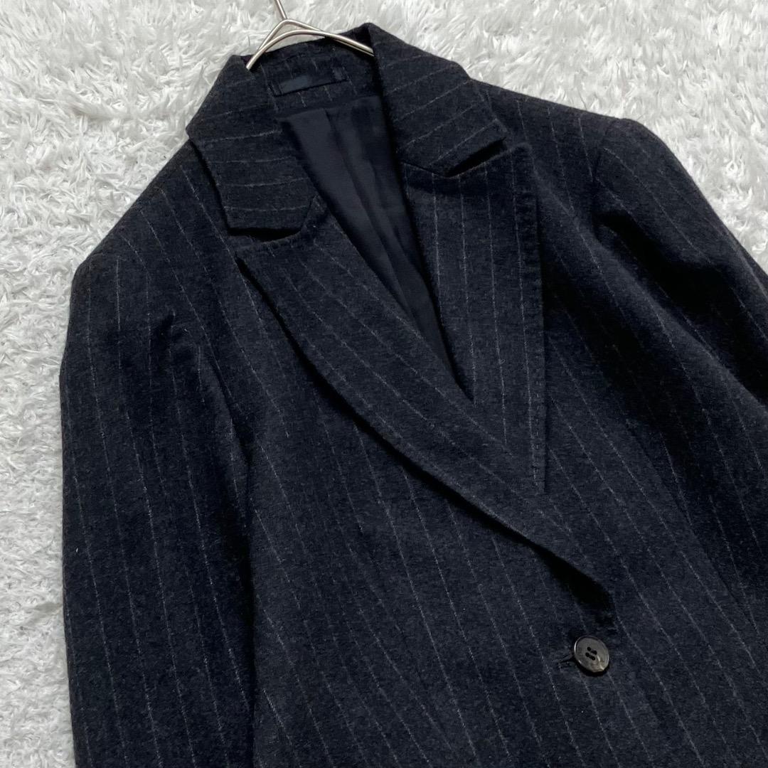 極美品✨バーバリーロンドン セットアップ スーツ フレアパンツ チャコールグレー