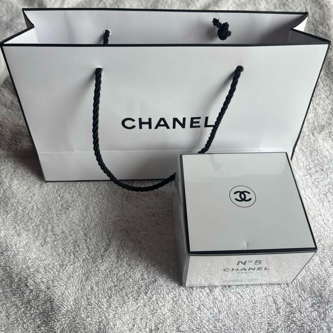 【新品】CHANEL N°5 ボディクリーム ギフトバッグ付き