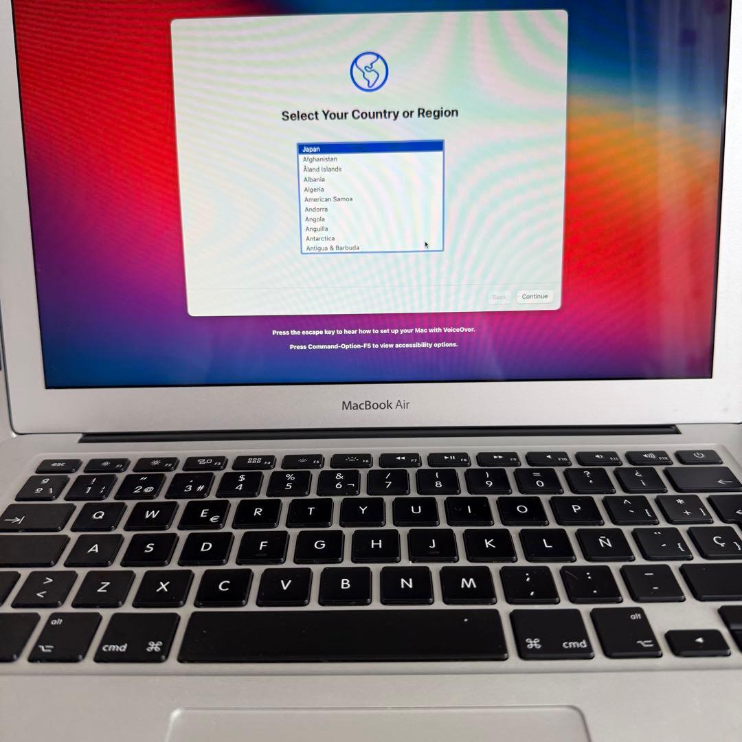 MacBook Air 13インチ　スペイン語配列キーボード