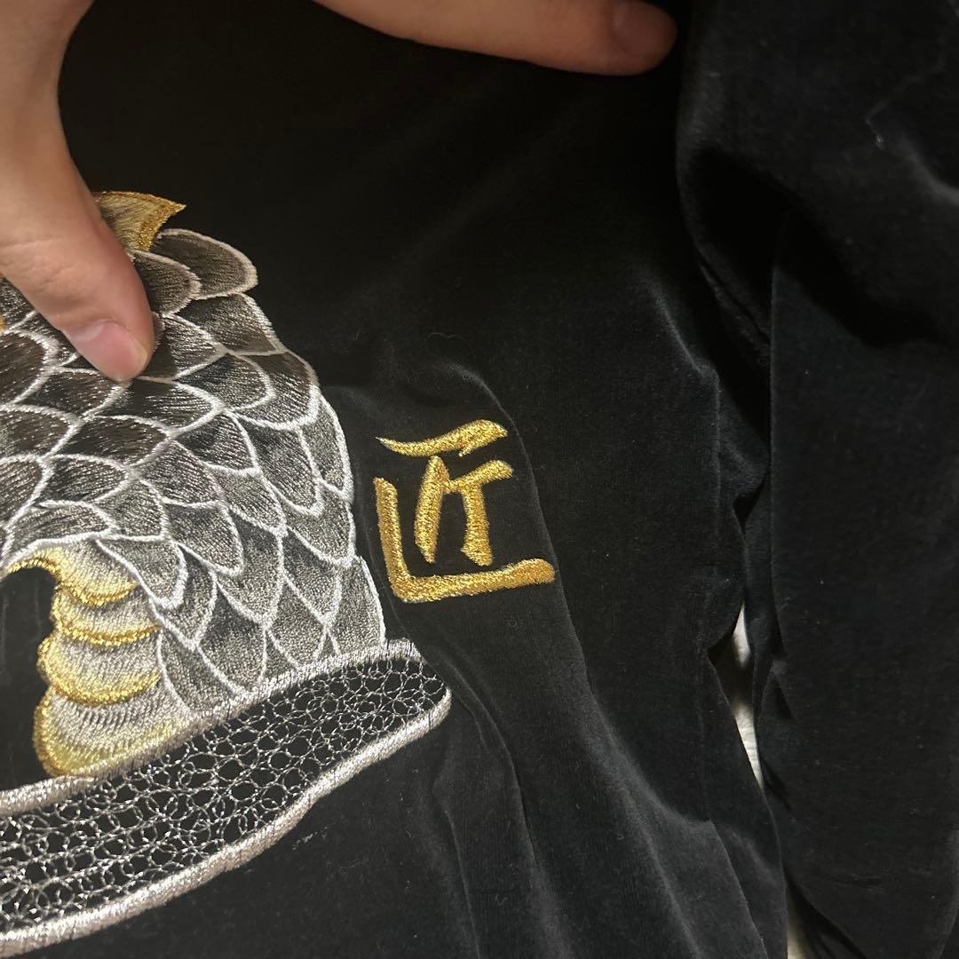 【未使用級】hoshihime 星姫 別珍 スカジャン 刺繍 フリーサイズ