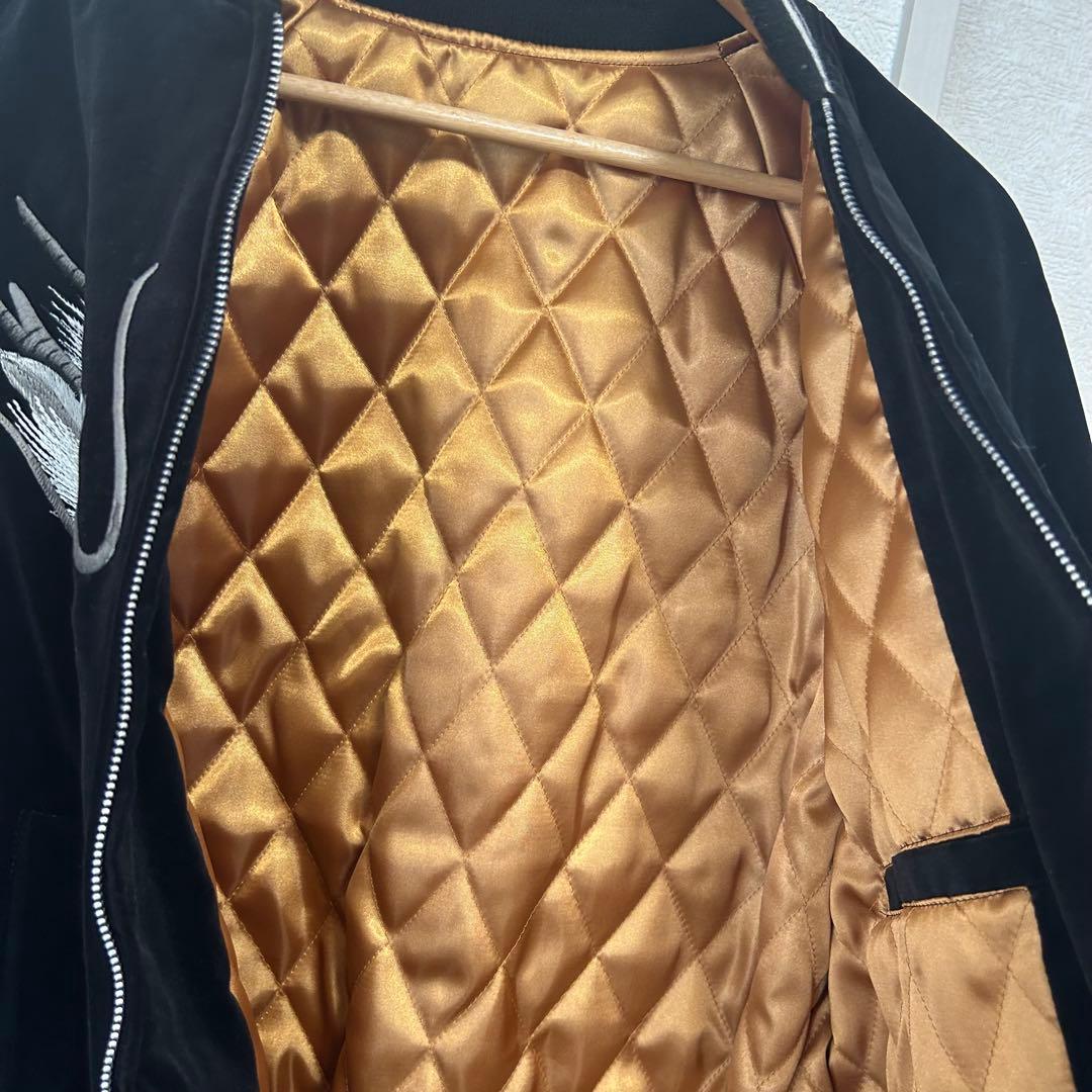 【未使用級】hoshihime 星姫 別珍 スカジャン 刺繍 フリーサイズ