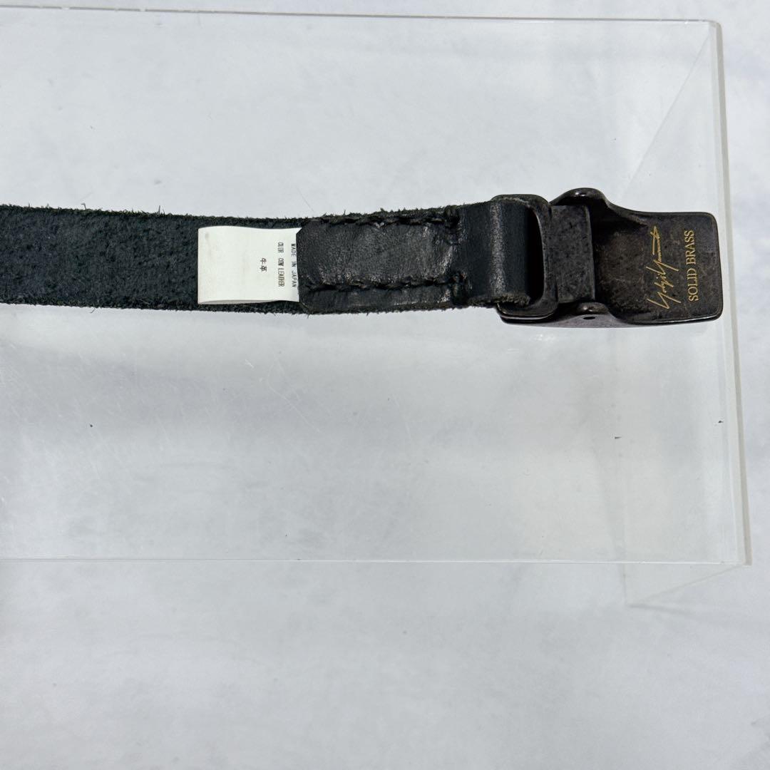 【絶盤】Yohji Yamamoto プールオムthicknume レザーベルト