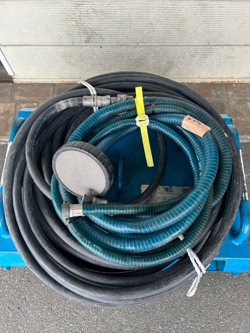 KV4★ツルミHPJ-5ESM高圧洗浄機防音ガン・高圧ホース・給排水ホースセット