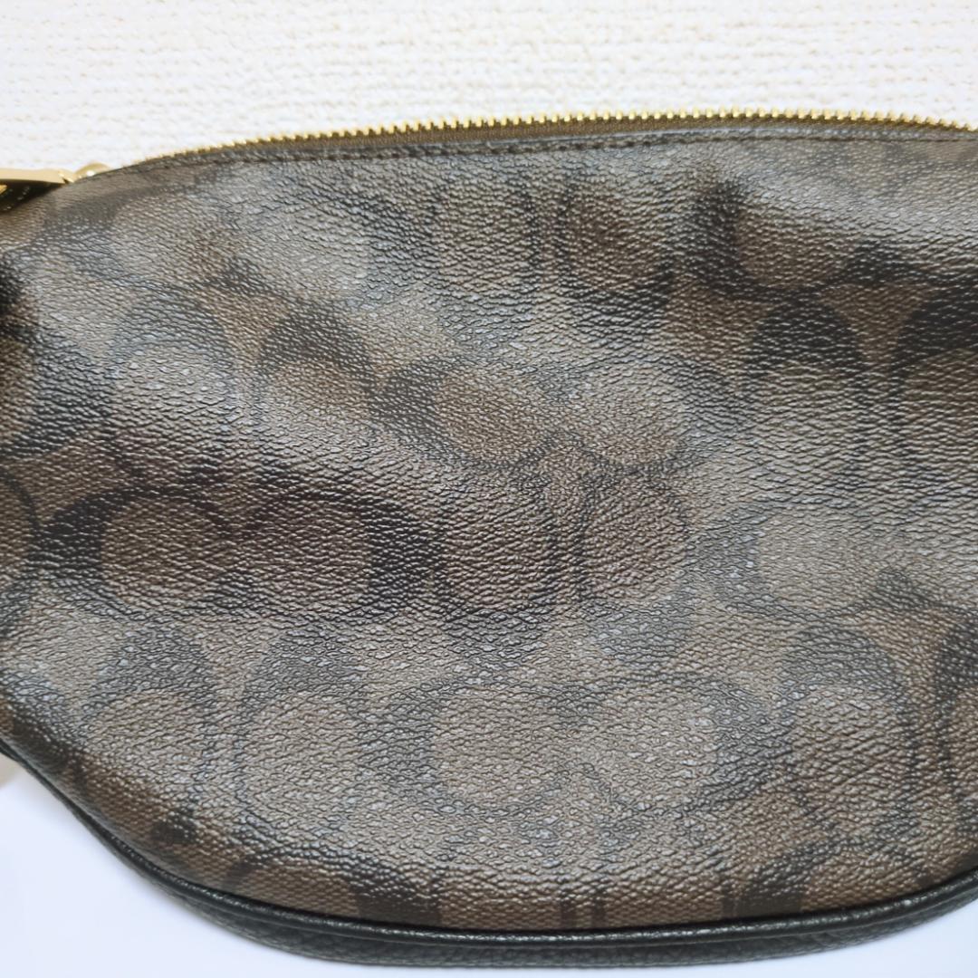 【めぇ】コーチ COACH ボディ ウエストバッグ シグネチャー