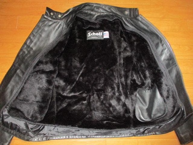SCHOTT　６４１　ショット　シングル　ライダースジャケット　３８　USAーM