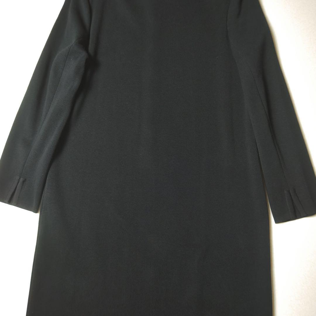 イヴサンローラン　ニットワンピース　黒　エレガント　YSL　上品　ヴィンテージ