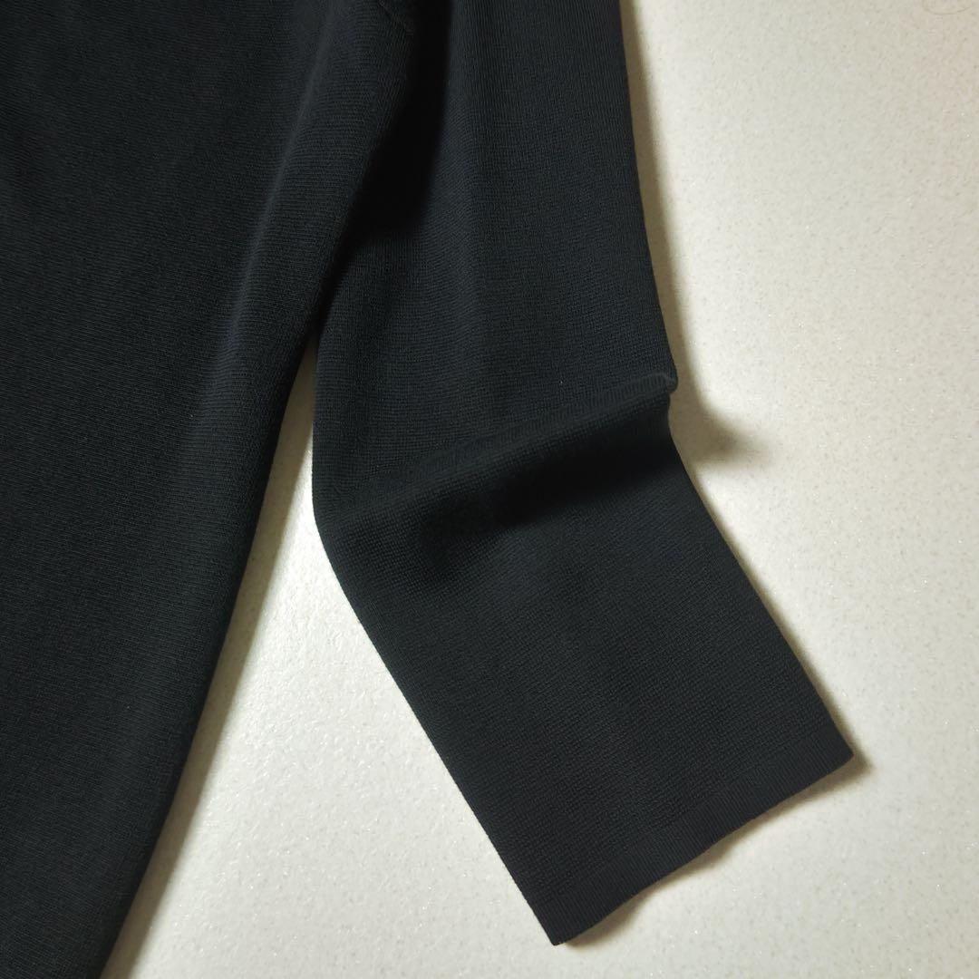 イヴサンローラン　ニットワンピース　黒　エレガント　YSL　上品　ヴィンテージ