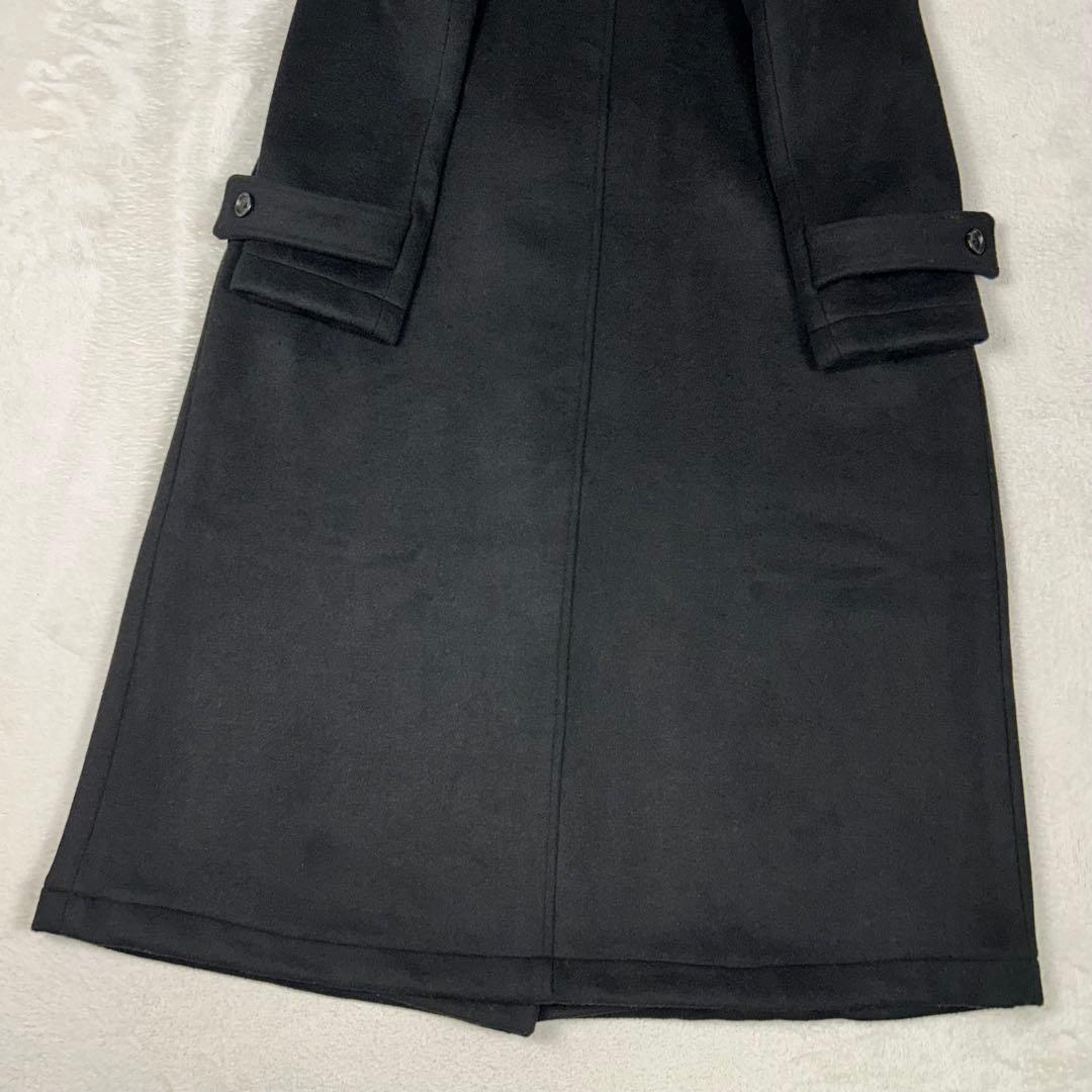 人気♡ミズイロインド ダッフルコート ダブルフェイス フード トグル マキシ丈