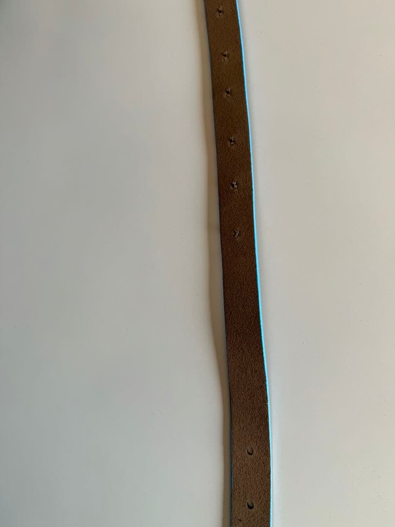 【美品】anytee Narrow Long Belt Black Blue