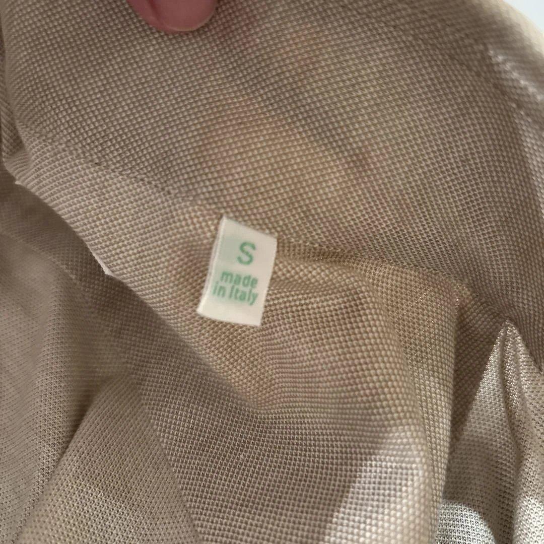 フィナモレ／ジャージーシャツ／グレージュ／S