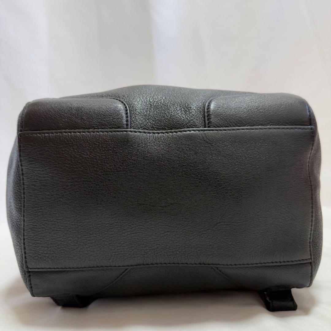 【極美品】トリーバーチ ロビンソン リュック レザー 肩掛け 黒 A4可 大容量