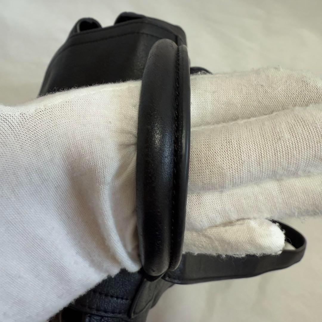 【極美品】トリーバーチ ロビンソン リュック レザー 肩掛け 黒 A4可 大容量