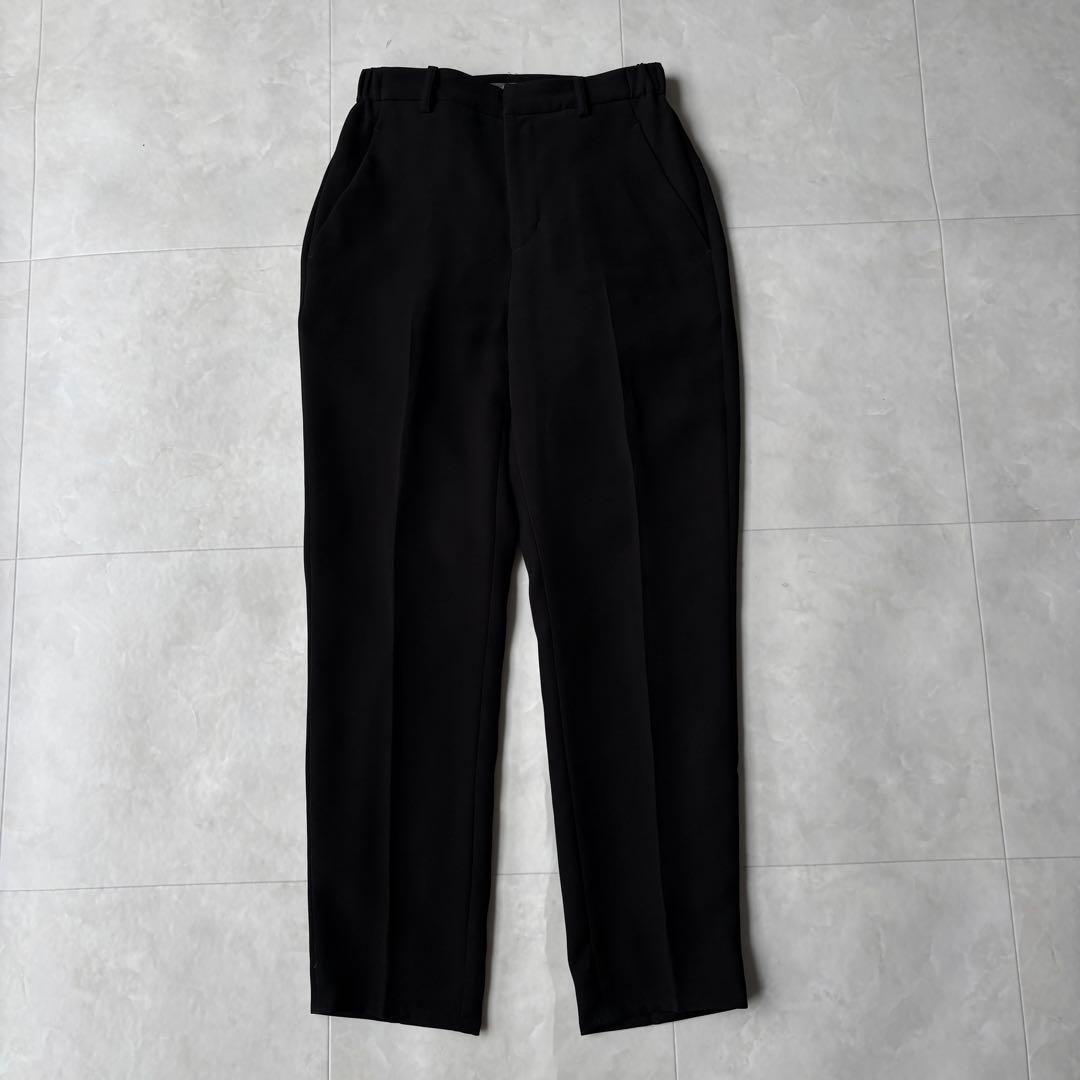 UNITED ARROWS ノーカラースーツ3点セット 黒 38/34/36