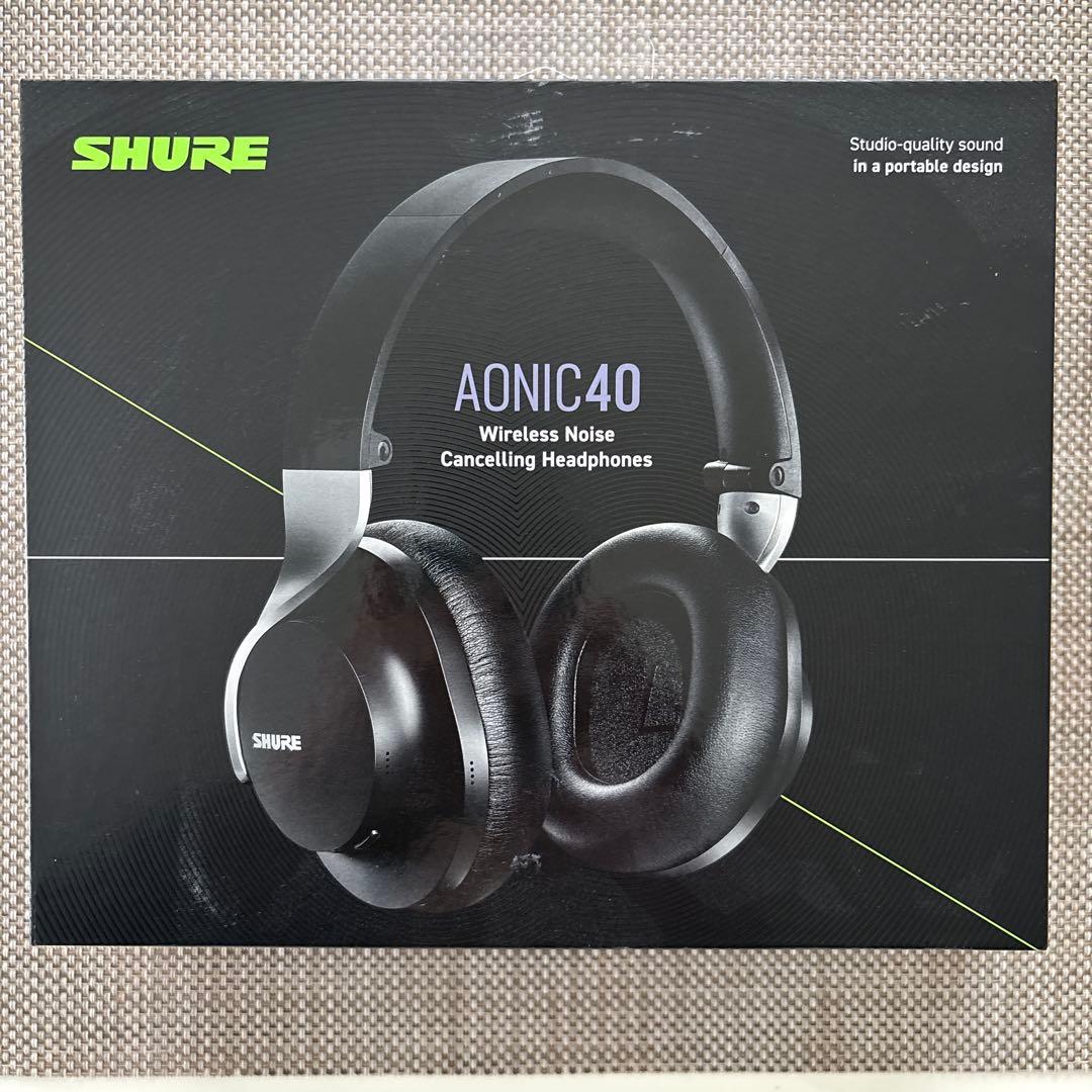 SHURE ワイヤレスヘッドホン ブラック