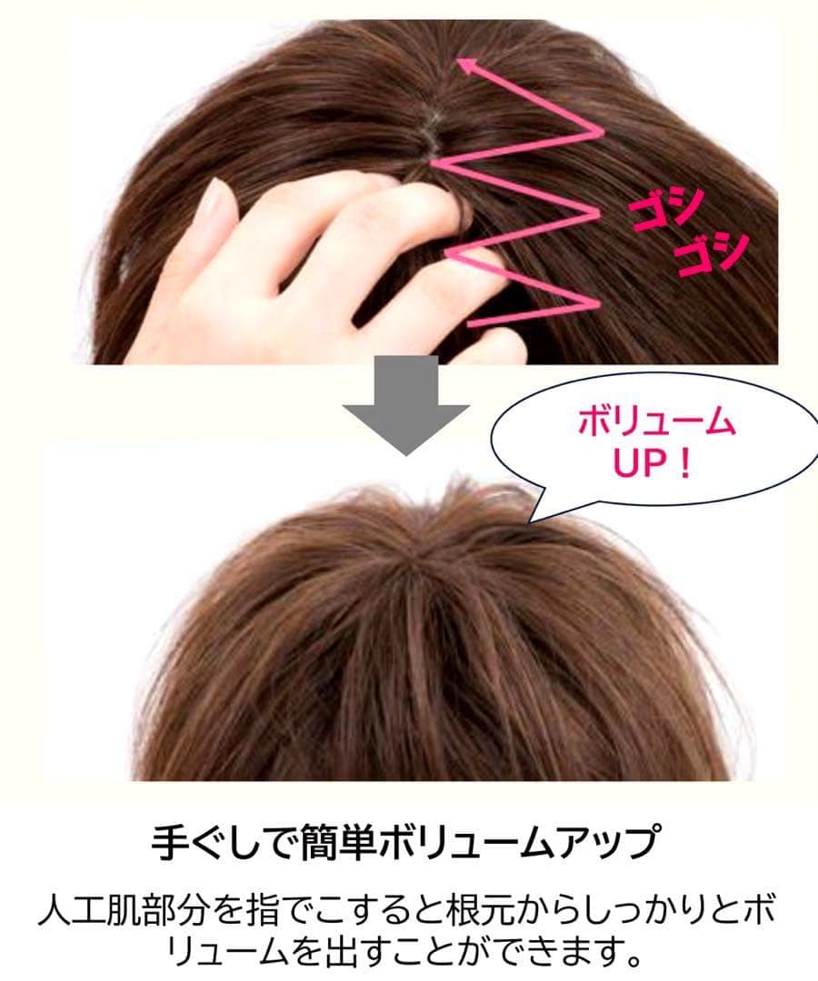 坂巻哲也フルウィッグ　人毛ミックス