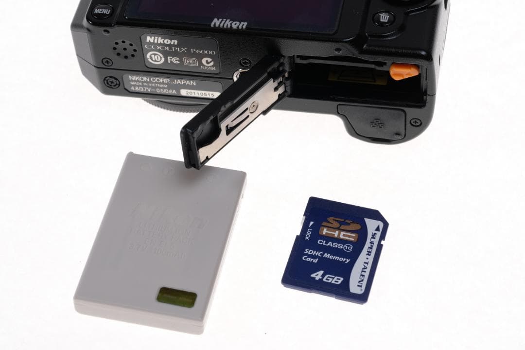 【実働完動品】ニコン COOLPIX P6000 / 実写済 / ACアダプタ付