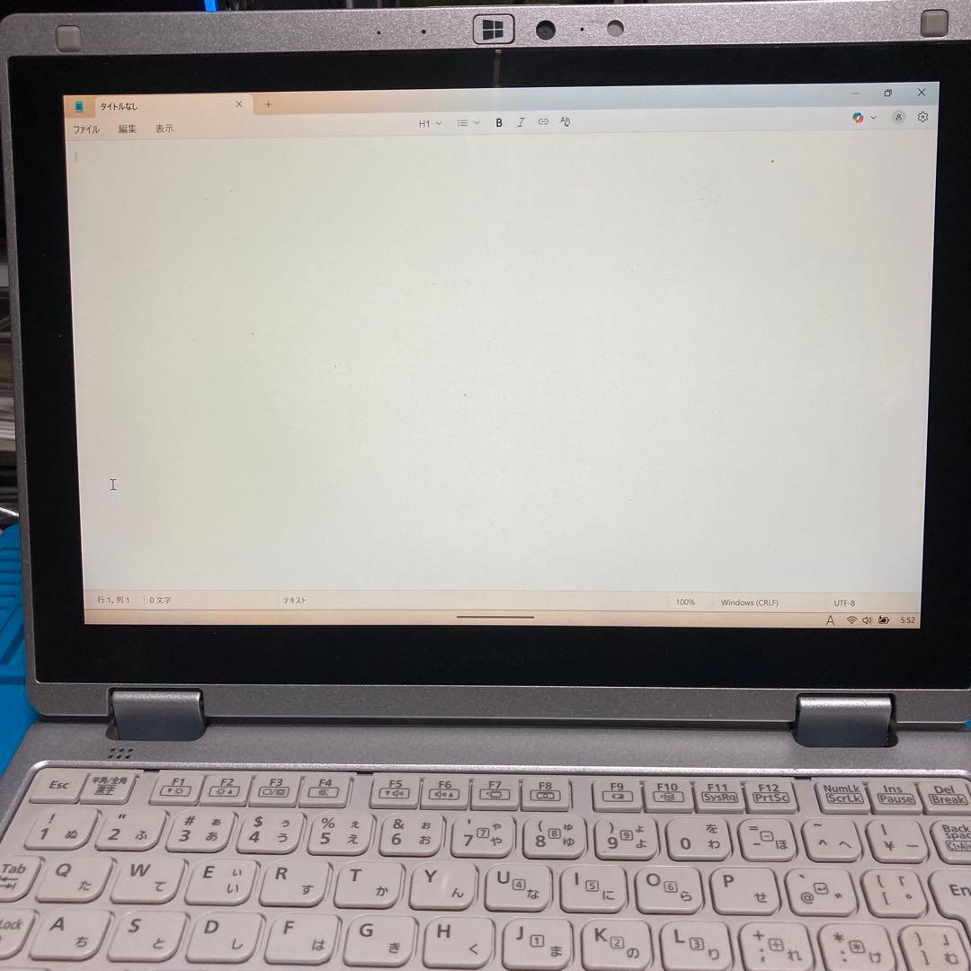 Panasonic CF-RZ6 Core i5 タッチパネルWindows11