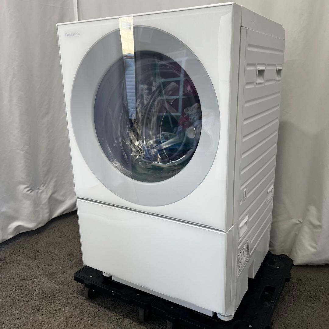 134⭕️ドラム式洗濯機　パナソニック　7キロ　キューブル　一人暮らし　設置無料