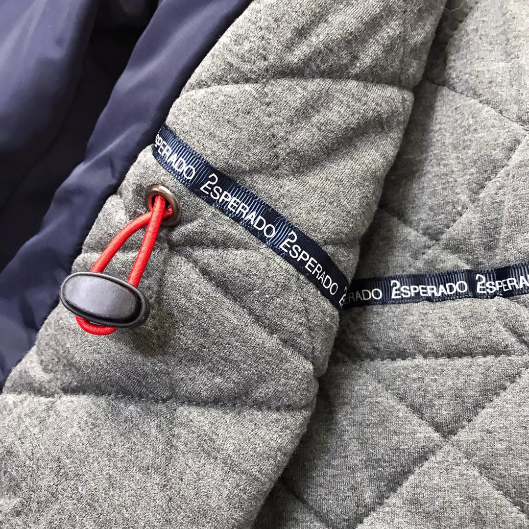 ESPERADO 中綿入りジャケット ドイツ 乗馬ブランド 袖口リブ ネイビー