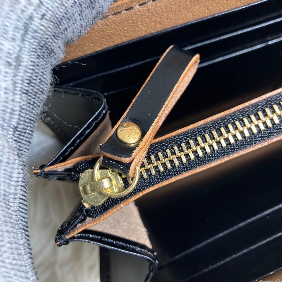 【未使用級】 希少品 ポーター フィルム 長財布 L字ファスナー レザー