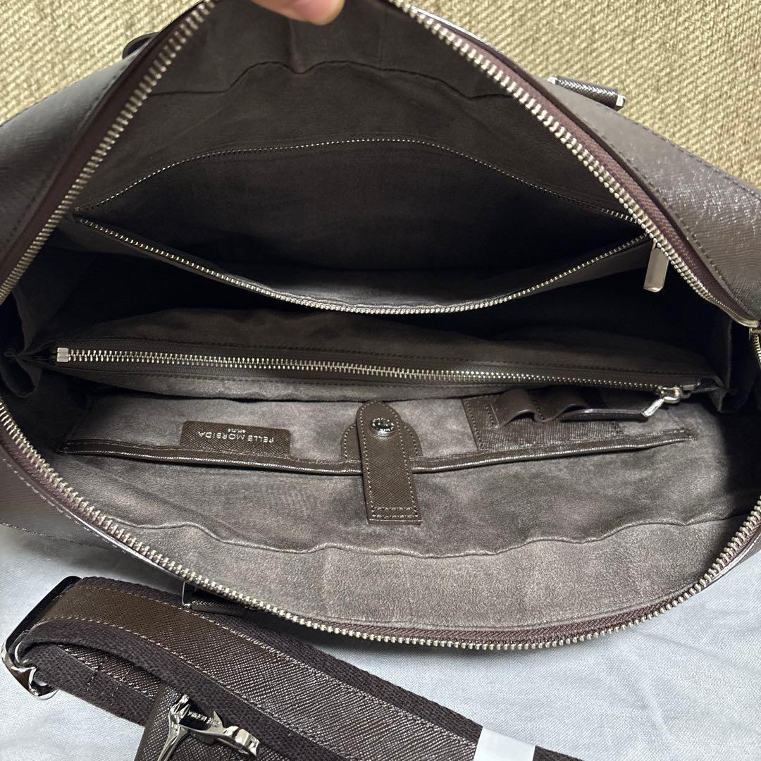 PELLE MORBIDA ペッレモルビダ ビジネスバッグ ブラウン