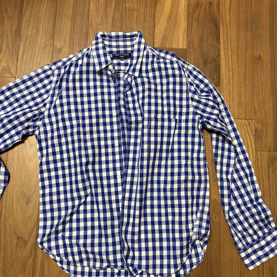 COMME des GARCONS HOMME ギンガムチェックシャツS