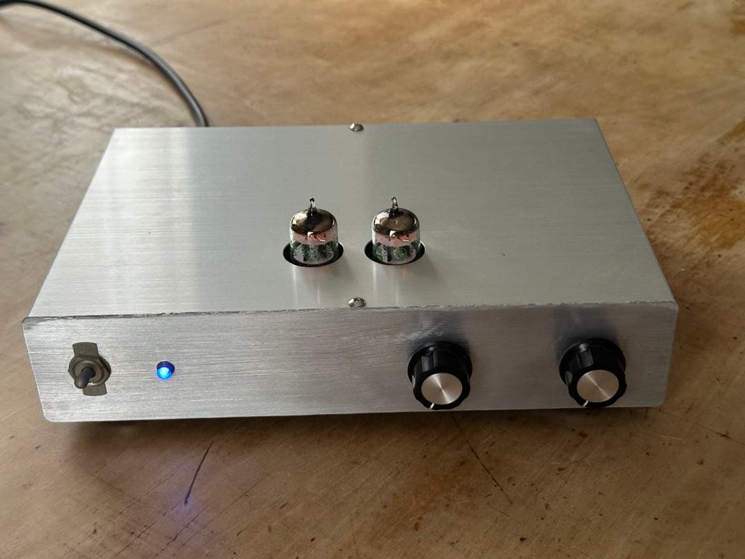 真空管アンプ　電源ケーブル有り