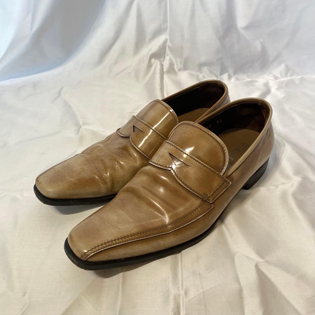 PRADA プラダ ベージュ ローファー