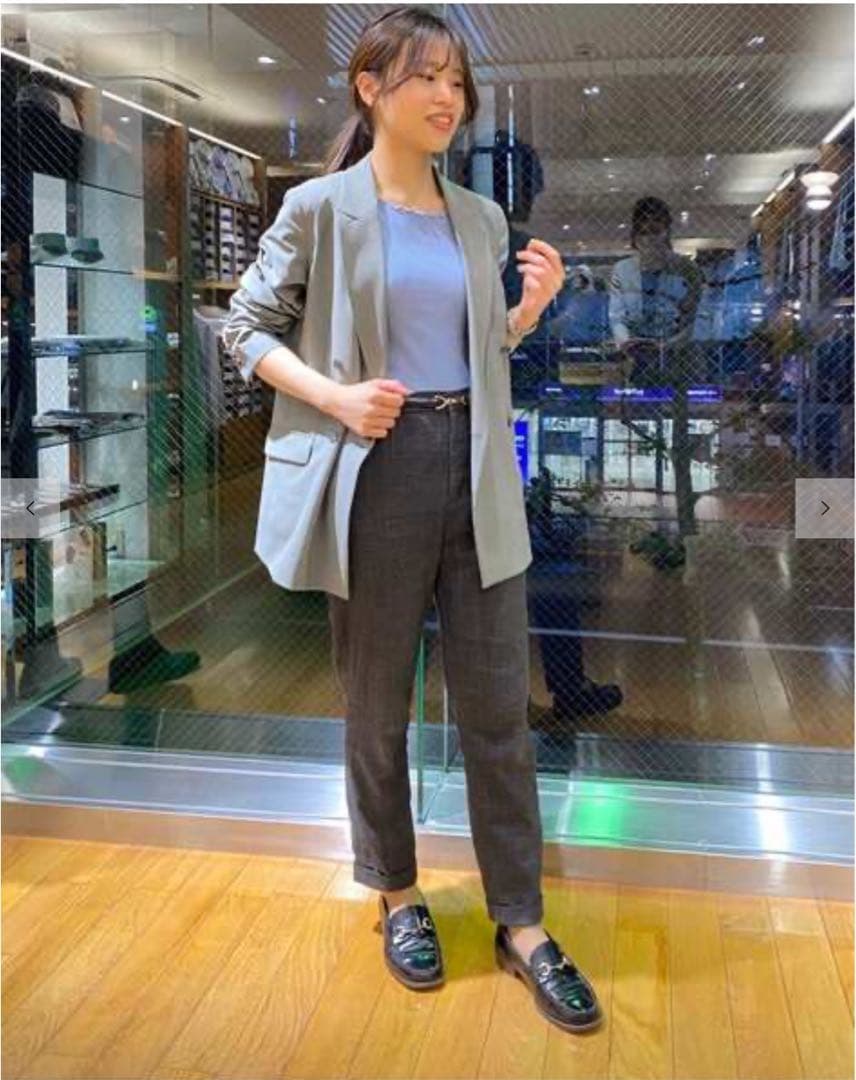 (現行品)スーツセレクト　ダブルスーツパンツセットアップ　洗える　ストレッチ